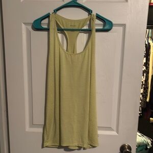 Women's Yellow Striped Tank Top